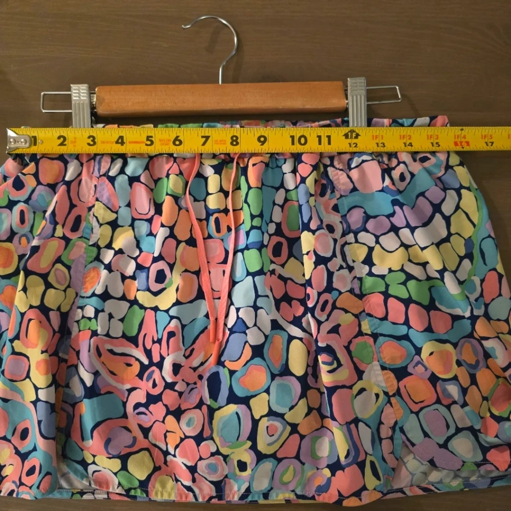 Lilly Pulitzer Nadia LUXLETIC Skort Large Pink Blue Peach Yellow Green Purple